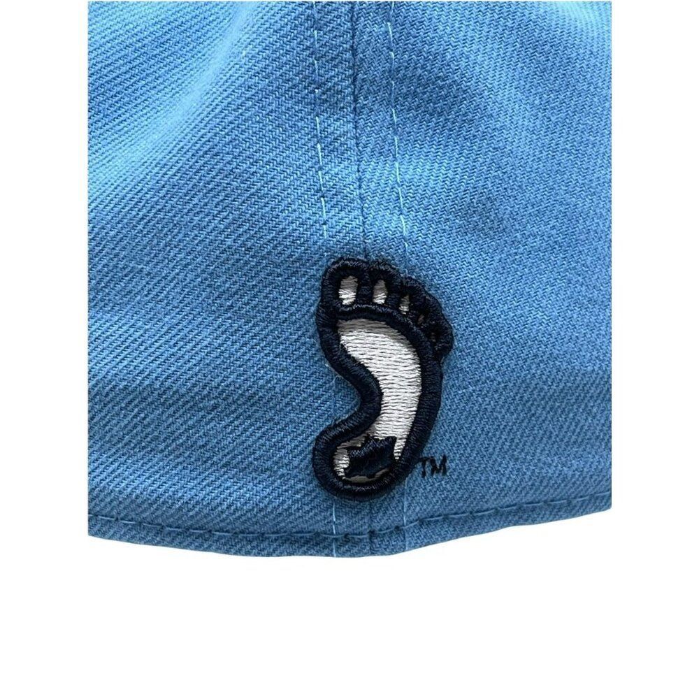 New Era 59FIFTY UNC Tar Heels Fitted Hat Size 7 Blue Good NCAA Baseball Cap - Picture 6 of 12